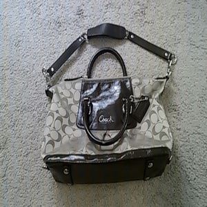 Coach Ashley Signature Sateen Large purse